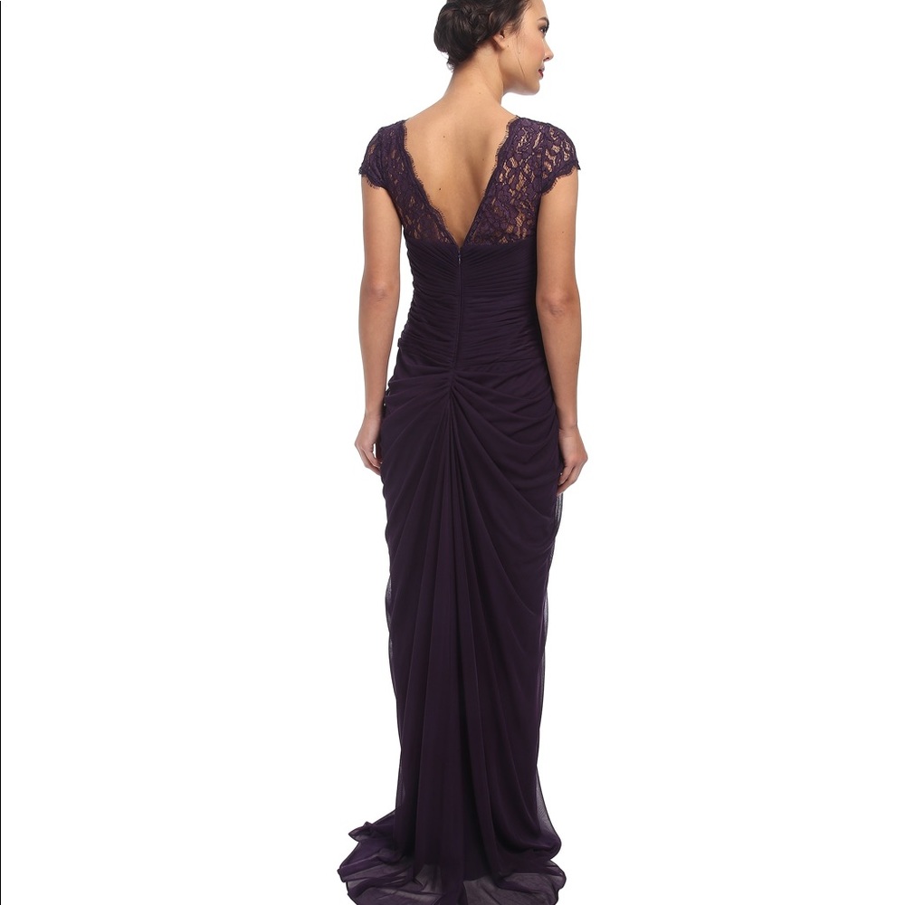 New Adriana Papell lace bodice gown